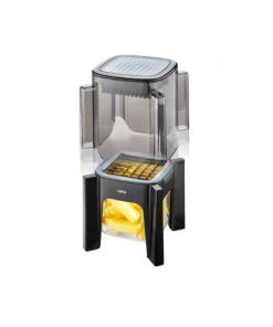 GEFU Ustensiles De Cuisine Et De Pâtisserie Coupe-fruits En Plastique Noir