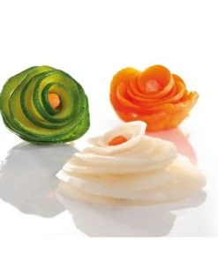GEFU Ustensiles De Cuisine Et De Pâtisserie Coupe-légumes En Spirale En Abs Argent -Poêles et wok Soldes coupe legumes en spirale en abs argent 4