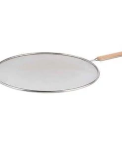 Five Simply Smart Poêles Et Wok Couvercle Anti-projection Manche Bois - Diamètre 29cm
