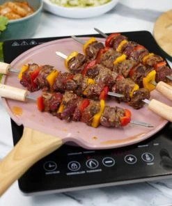 Cookut Ustensiles De Cuisine Et De Pâtisserie Crêpière 28 Cm Métal Blanc -Poêles et wok Soldes crepiere 28 cm metal blanc 3