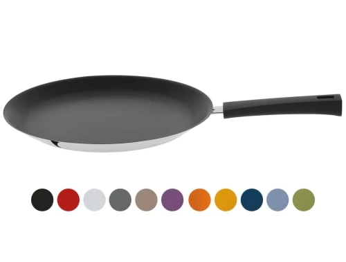 Cristel Poêles Et Wok Crêpière Inox Anti-adhérent Revêtue 26cm 4 Cristel Poêles Et Wok Crêpière Inox Anti-adhérent Revêtue 26cm – Image 2