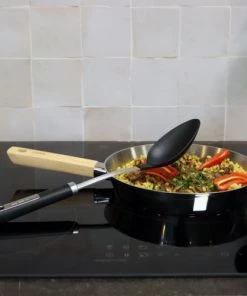 OGO Living Ustensiles De Cuisine Et De Pâtisserie Cuillère à Servir En Nylon Et Inox 35 Cm -Poêles et wok Soldes cuillere a servir en nylon et inox 35 cm 2