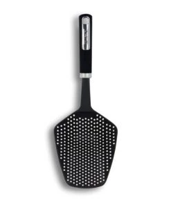 OGO Living Ustensiles De Cuisine Et De Pâtisserie Cuillère Passoire Carrée En Acier Inoxydable 34,5 Cm