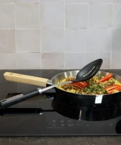 OGO Living Ustensiles De Cuisine Et De Pâtisserie Cuillère Trouée En Nylon Et Inox 35 Cm -Poêles et wok Soldes cuillere trouee en nylon et inox 35 cm 2