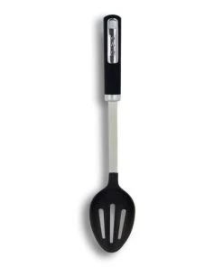 OGO Living Ustensiles De Cuisine Et De Pâtisserie Cuillère Trouée En Nylon Et Inox 35 Cm