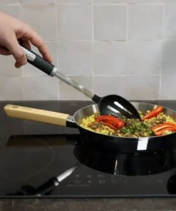 OGO Living Ustensiles De Cuisine Et De Pâtisserie Cuillère Trouée En Nylon Et Inox 35 Cm -Poêles et wok Soldes cuillere trouee en nylon et inox 35 cm 3