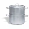 Pujadas Poêles Et Wok Cuit Vapeur Avec Couvercle Inox Ø 35cm -Poêles et wok Soldes cuit vapeur avec couvercle inox oe 35cm