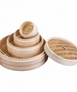 Pujadas Poêles Et Wok Cuit Vapeur En Bambou Sans Couvercle Ø 15cm