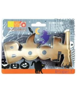 ScrapCooking Plats à Four Découpoir à Biscuits En Inox Booh Halloween -Poêles et wok Soldes decoupoir a biscuits en inox booh halloween 2