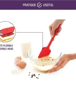 Mastrad Ustensiles De Cuisine Et De Pâtisserie Demi Spatule Maryse En Silicone Gris -Poêles et wok Soldes demi spatule maryse en silicone gris 3