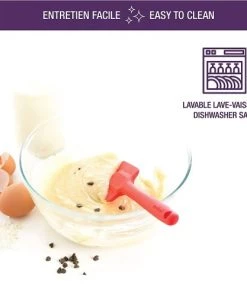 Mastrad Ustensiles De Cuisine Et De Pâtisserie Demi Spatule Maryse En Silicone Gris -Poêles et wok Soldes demi spatule maryse en silicone gris 4