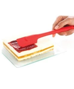 Mastrad Ustensiles De Cuisine Et De Pâtisserie Demi Spatule Maryse En Silicone Rouge -Poêles et wok Soldes demi spatule maryse en silicone rouge 4