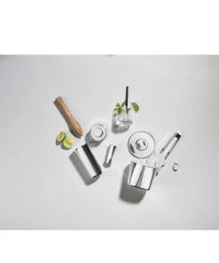 Zone Denmark Ustensiles De Cuisine Et De Pâtisserie Doseur à Cocktail Double En Acier Argent -Poêles et wok Soldes doseur a cocktail double en acier argent 2