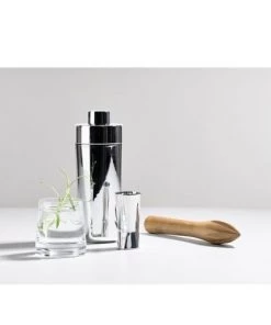 Zone Denmark Ustensiles De Cuisine Et De Pâtisserie Doseur à Cocktail Double En Acier Argent -Poêles et wok Soldes doseur a cocktail double en acier argent 4