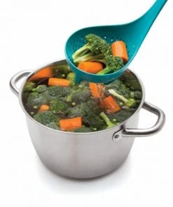 PA Design Ustensiles De Cuisine Et De Pâtisserie Écumoire Et Louche Bleue -Poêles et wok Soldes ecumoire et louche bleue 5
