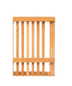 Five Simply Smart Ustensiles De Cuisine Et De Pâtisserie Égouttoir à Vaisselle En Bambou Pliant - 42x33.5x25.5cm -Poêles et wok Soldes egouttoir a vaisselle en bambou pliant 42x33 5x25 5cm 2