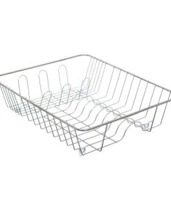 Five Simply Smart Ustensiles De Cuisine Et De Pâtisserie Égouttoir à Vaisselle Métal Chromé - 39.5x34x11.5cm