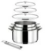 Cuisinox Casseroles En Acier Inox 18/10 -Poêles et wok Soldes en acier inox 18 10