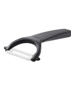 GEFU Ustensiles De Cuisine Et De Pâtisserie Éplucheur En Céramique En Plastique Noir