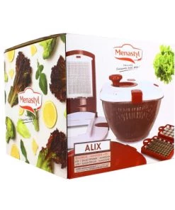 Menastyl Ustensiles De Cuisine Et De Pâtisserie Essoreuse à Salade Multifonction Et Râpe à Légumes -Poêles et wok Soldes essoreuse a salade multifonction et rape a legumes 1