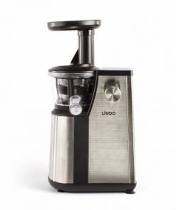 Livoo Ustensiles De Cuisine Et De Pâtisserie Extracteur De Jus Vertical En Acier Inoxydable Gris