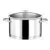 Cuisinox Casseroles Faitout 24cm Inox Avec Couvercle Universel En Acier Inoxydable -Poêles et wok Soldes faitout 24cm inox avec couvercle universel en acier inoxydable