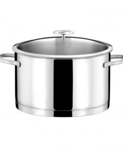 Cuisinox Casseroles Faitout 24cm Inox Avec Couvercle Universel En Acier Inoxydable