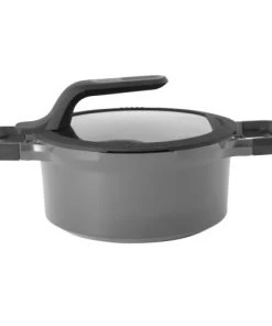 BergHoff Casseroles Faitout Avec Couvercle Anti-chaleur Gris 20 Cm - Gem