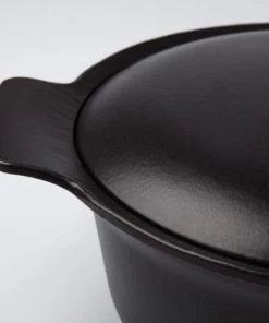 BergHoff Casseroles Faitout Avec Couvercle Fonte De Fer Noir 24 Cm - Ron -Poêles et wok Soldes faitout avec couvercle fonte de fer noir 24 cm ron 3
