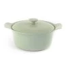 BergHoff Casseroles Faitout Avec Couvercle Fonte De Fer Vert 24 Cm - Ron -Poêles et wok Soldes faitout avec couvercle fonte de fer vert 24 cm ron