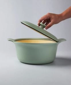 BergHoff Casseroles Faitout Avec Couvercle Fonte De Fer Vert 24 Cm - Ron -Poêles et wok Soldes faitout avec couvercle fonte de fer vert 24 cm ron 5