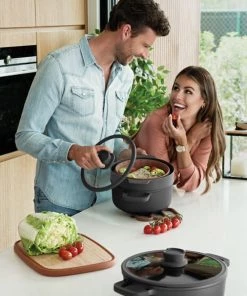 BergHoff Casseroles Faitout Avec Couvercle Stone 24x14 Cm - Leo -Poêles et wok Soldes faitout avec couvercle stone 24x14 cm leo 2