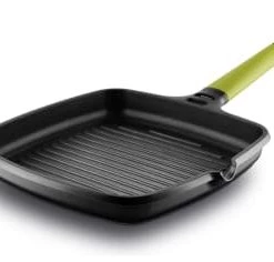 Castey Poêles Et Wok Grill 22x22cm Antiadhésif, Fonte Aluminium, Manche Amovible, Tous Feux -Poêles et wok Soldes grill 22x22cm antiadhesif fonte aluminium manche amovible tous feux 19