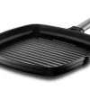 Castey Poêles Et Wok Grill 22x22cm Antiadhésif, Fonte D'alu, Manche Amovible, Non Induction -Poêles et wok Soldes grill 22x22cm antiadhesif fonte d alu manche amovible non induction