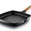 Castey Poêles Et Wok Grill 22x22cm Antiadhésif, Fonte D’alu, Manche Amovible, Tous Feux -Poêles et wok Soldes grill 22x22cm antiadhesif fonte d alu manche amovible tous feux 5