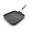 Kitchen Move Poêles Et Wok Grill En Aluminium Induction Aluminium Noir 26x26cm -Poêles et wok Soldes grill en aluminium induction aluminium noir 26x26cm