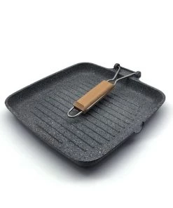 Kitchen Move Poêles Et Wok Grill En Aluminium Induction Aluminium Noir 26x26cm -Poêles et wok Soldes grill en aluminium induction aluminium noir 26x26cm 4