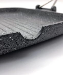 Kitchen Move Poêles Et Wok Grill En Aluminium Induction Aluminium Noir 26x26cm -Poêles et wok Soldes grill en aluminium induction aluminium noir 26x26cm 5