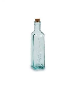 Wadiga Ustensiles De Cuisine Et De Pâtisserie Huilier En Verre Recyclé Avec Bouchon En Liège 230ml