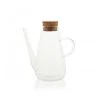 Wadiga Ustensiles De Cuisine Et De Pâtisserie Huilier En Verre Transparent Avec Bouchon En Liège 750ml -Poêles et wok Soldes huilier en verre transparent avec bouchon en liege 750ml