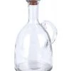 Wadiga Ustensiles De Cuisine Et De Pâtisserie Huilier En Verre Transparent Avec Bouchon Liège 500ml -Poêles et wok Soldes huilier en verre transparent avec bouchon liege 500ml