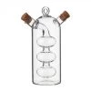 Wadiga Ustensiles De Cuisine Et De Pâtisserie Huilier Vinaigrier Transparent En Verre Bouchons Liège H17cm -Poêles et wok Soldes huilier vinaigrier transparent en verre bouchons liege h17cm