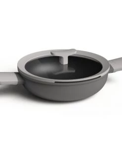 BergHoff Poêles Et Wok Kadai Wok Indien Avec Couvercle Shadow 24 Cm - Leo -Poêles et wok Soldes kadai wok indien avec couvercle shadow 24 cm leo 3