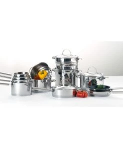 Casseroles "Le Cuisinox" Set Cuisson Vapeur -Poêles et wok Soldes le cuisinox set cuisson vapeur 1