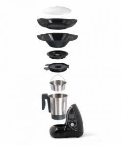 Ustensiles De Cuisine Et De Pâtisserie Livoo Robot Culinaire Chauffant En Acier Inoxydable Noir -Poêles et wok Soldes livoo robot culinaire chauffant en acier inoxydable noir 5