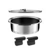 Cuisinox Poêles Et Wok Lot 1 Sauteuse Revêtue 24cm, 2 Anses & 1 Couvercle En Acier Inoxydabl -Poêles et wok Soldes lot 1 sauteuse revetue 24cm 2 anses 1 couvercle en acier inoxydabl