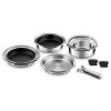 Cuisinox Lot 2 Casseroles Ø 16/20cm + 1 Poignée En Acier Inoxydable -Poêles et wok Soldes lot 2 casseroles oe 16 20cm 1 poignee en acier inoxydable