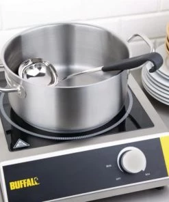 Vogue Ustensiles De Cuisine Et De Pâtisserie Louche Manche Noir 260 Ml -Poêles et wok Soldes louche manche noir 260 ml 1