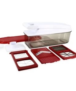 Menastyl Ustensiles De Cuisine Et De Pâtisserie Mandoline Multifonction à 5 Lames