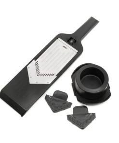 GEFU Ustensiles De Cuisine Et De Pâtisserie Mandoline Multifonctions En Acier Argent